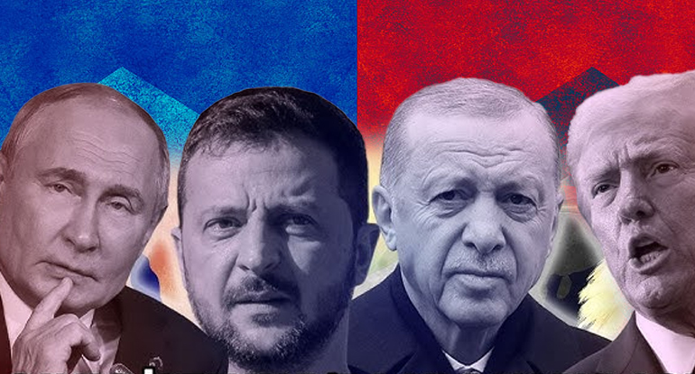Ərdoğan Zelenski, Putin və Trampla Türkiyədə görüşmək istəyir
