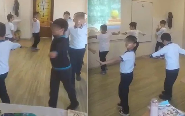 Şagirdlərin ağzını “skoç”layan müəllimə xəbərdarlıq olunub