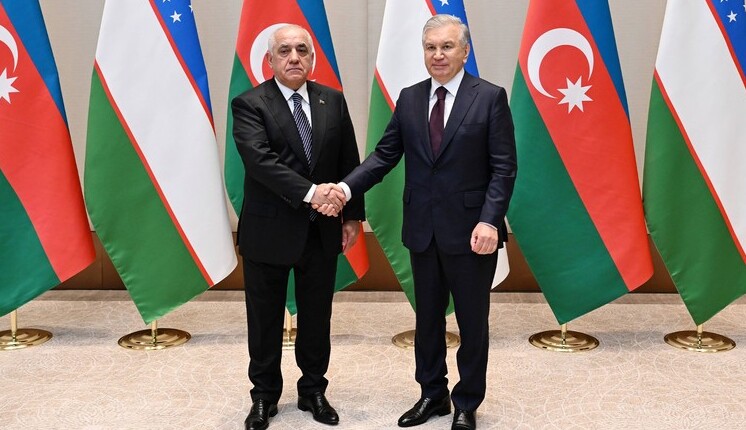 Əli Əsədov Özbəkistan prezidenti ilə görüşüb