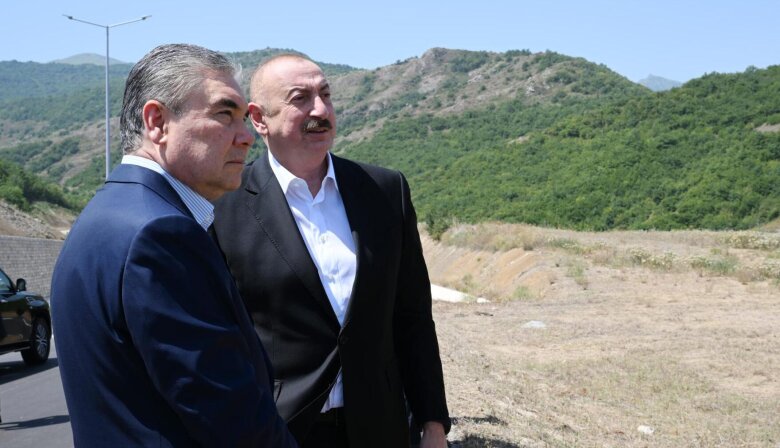 Əliyev və Berdiməhəmmədov Şuşadadır - (Yenilənib)