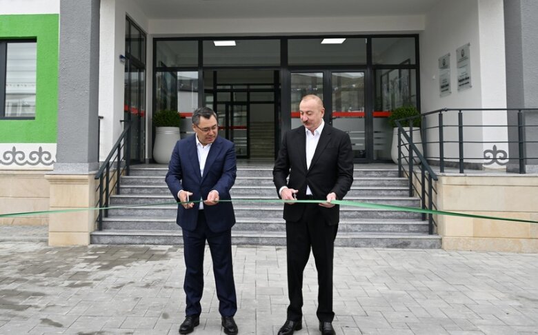 Azərbaycan və Qırğızıstan prezidentləri Ağdamın Xıdırlı kəndində olublar - (Yenilənib)