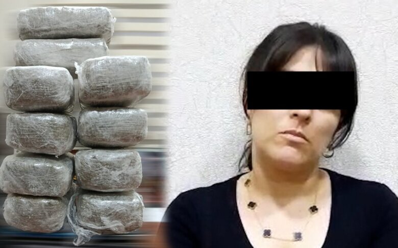 Qadının evindən 10 kiloqram narkotik aşkar edilib