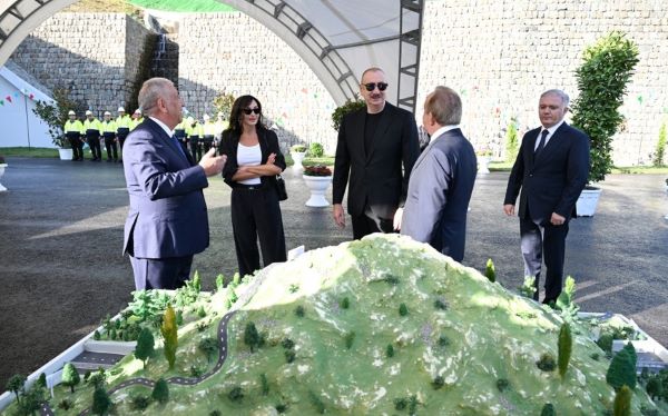 İlham Əliyev Murovdağ tunelinin texniki açılışını edib - (Yenilənib)