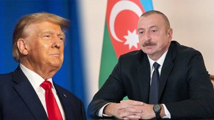 İlham Əliyev Donald Trampa təşəkkürünü bildirib