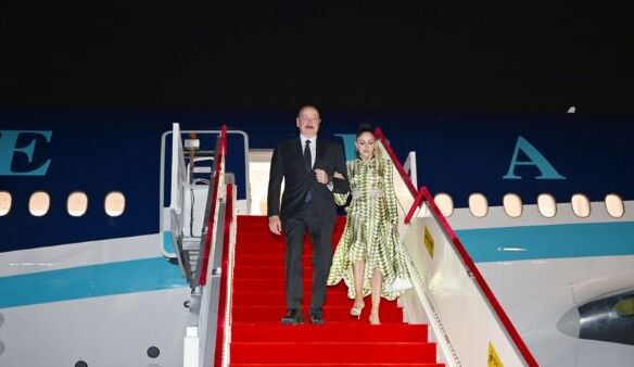 Prezident İlham Əliyev Çinə səfər edib