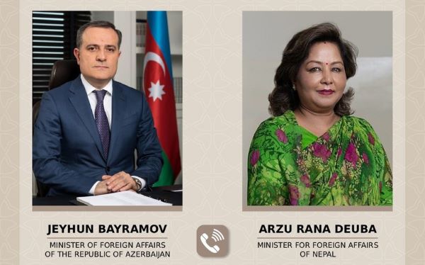 Bayramov Nepal xarici işlər naziri ilə telefonla danışıb