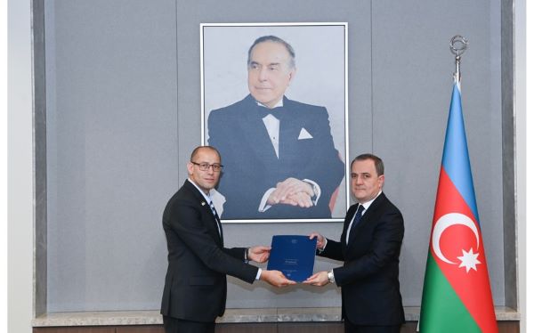 Ceyhun Bayramov İsrailin yeni səfirini qəbul edib