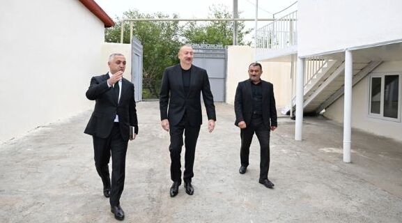 İlham Əliyev Xocalı rayonunun Seyidbəyli kəndində olub