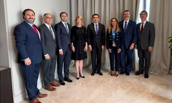 Hikmət Hacıyev ABŞ-nın beyin mərkəzlərinin nümayəndələri ilə görüşüb