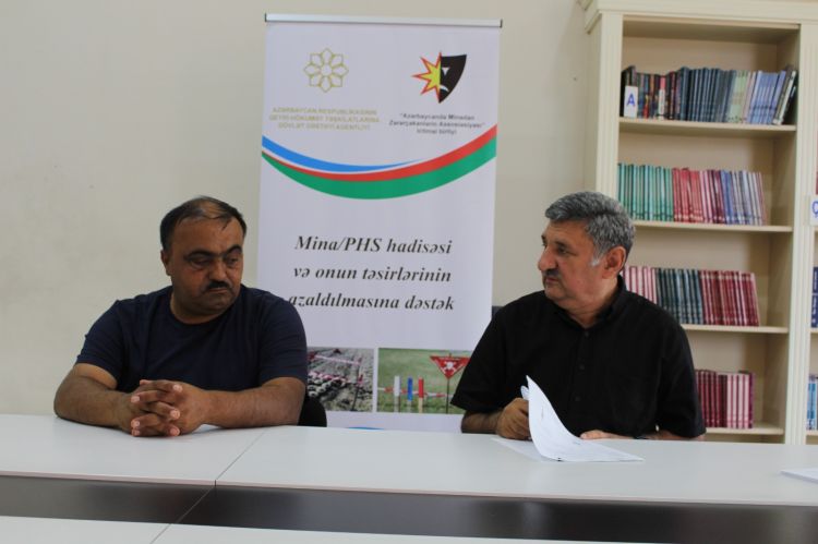 Rey Kərimoğlu: “Minadan zərərçəkənlərin ehtiyaclarını öyrənirik”