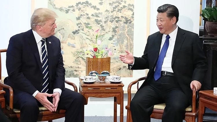 Donald Tramp və Si Cinpin Koreyada görüşüblər