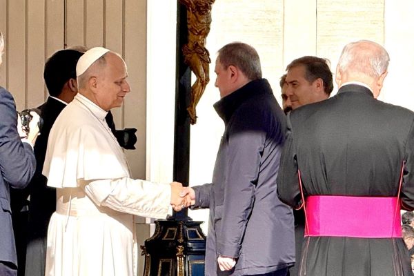 Ceyhun Bayramov Roma Papası ilə görüşüb
