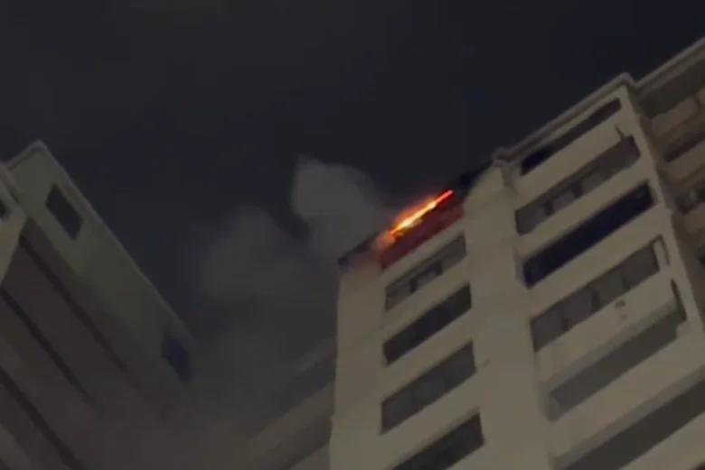 Bakıda yaşayış binasında yanğın olub