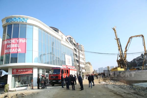 Bakıda obyektdə partlayış olub, xəsarət alanlar var - Fotolar