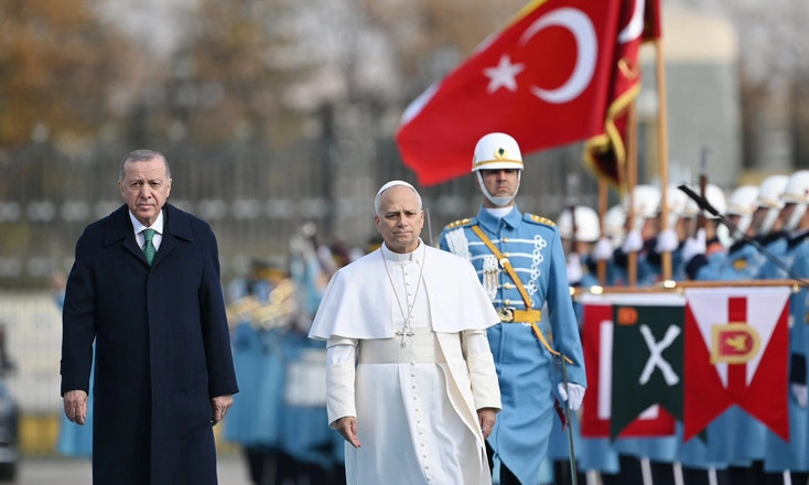 Ərdoğan Roma Papasını qəbul edib