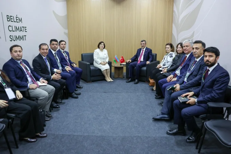 Sahibə Qafarova Cevdet Yılmazla görüşüb