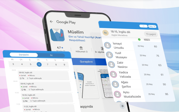 Müəllimlər üçün yeni mobil tətbiq istifadəyə verilib