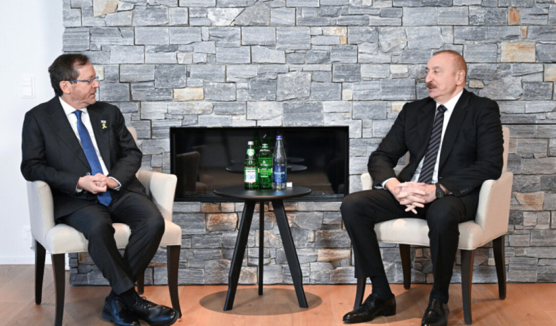 Azərbaycan və İsrail prezidentləri Davosda görüşüblər