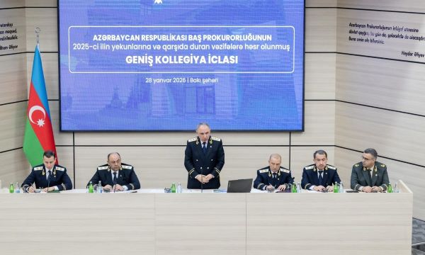 Baş Prokurorluqda kollegiya iclası keçirilib