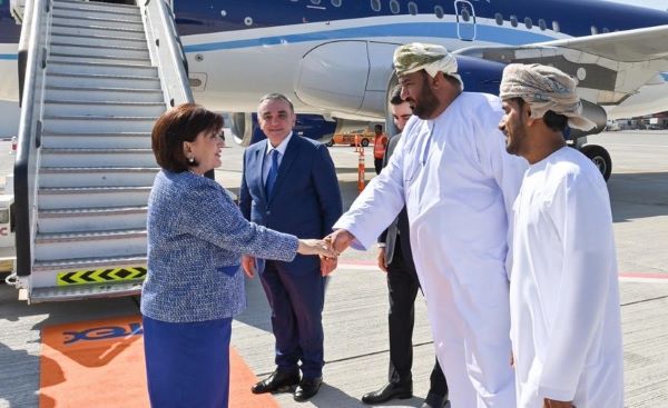 Sahibə Qafarova Omana səfər edib