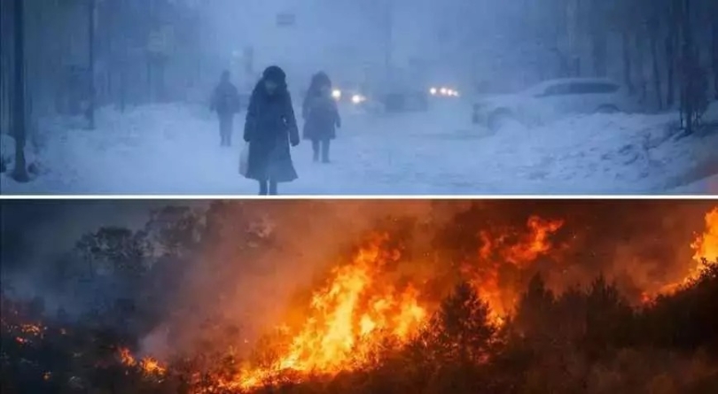 Şimal və Cənub: bir tərəf güclü şaxtadan, digər tərəf şiddətli istilərdən əziyyət çəkir