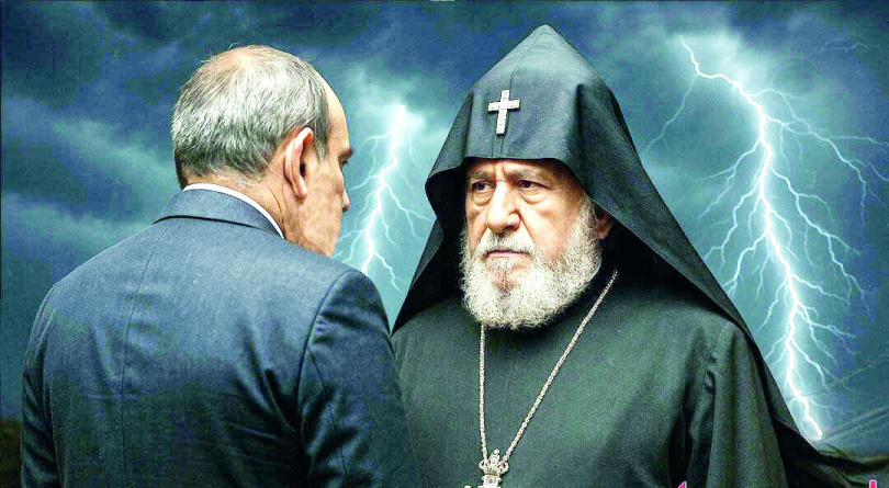 Kilsə Paşinyanın yeddi arxadönənini söyür