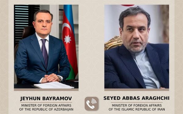 Ceyhun Bayramovla İran XİN başçısı telefonda danışıb