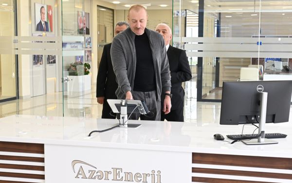 Prezident İlham Əliyev Mərkəzin açılışında